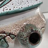 Large glazed and coloured ceramic soup tureen - Vallauris