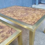 Brass nest of tables 1970
