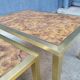Brass nest of tables 1970