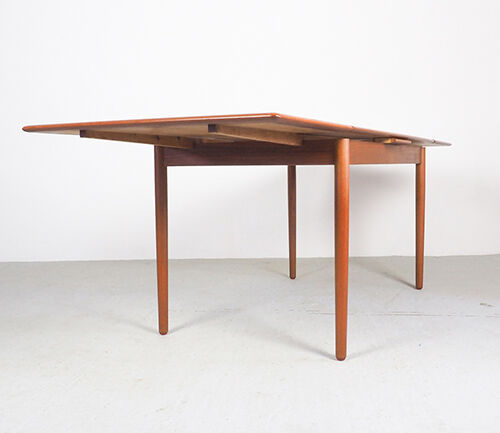 Teak Danish design extendable dining table, 1960's
