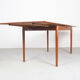 Teak Danish design extendable dining table, 1960's
