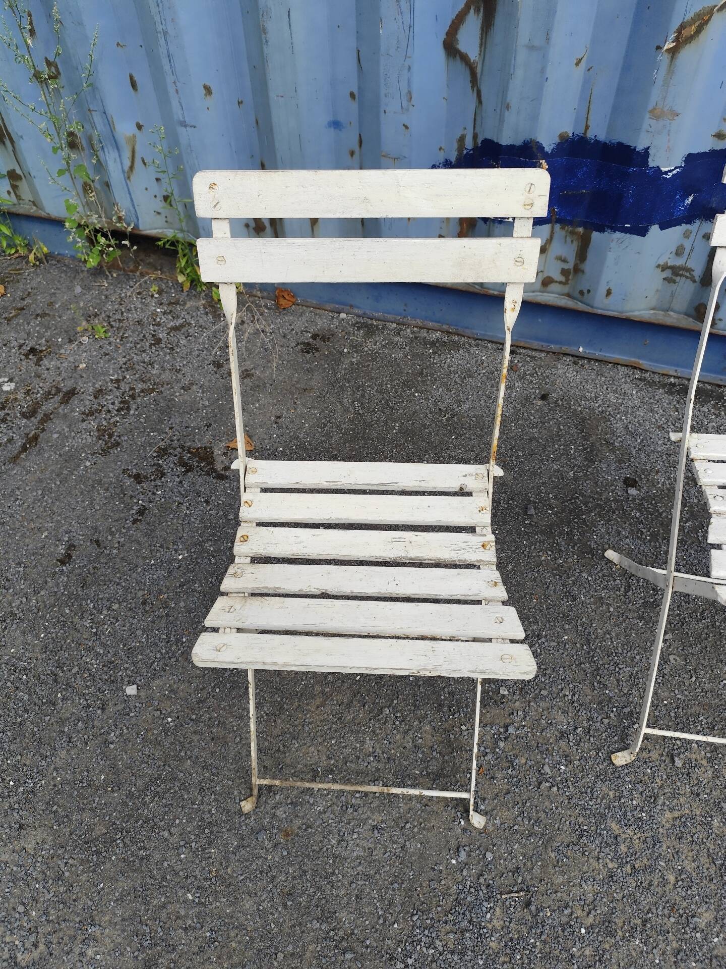 Set of 4 garden chairs