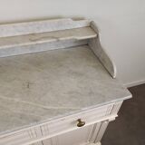 Marble top bathroom cabinet