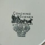 8 Johnson Bros "Coaching Scenes" English dessert plates