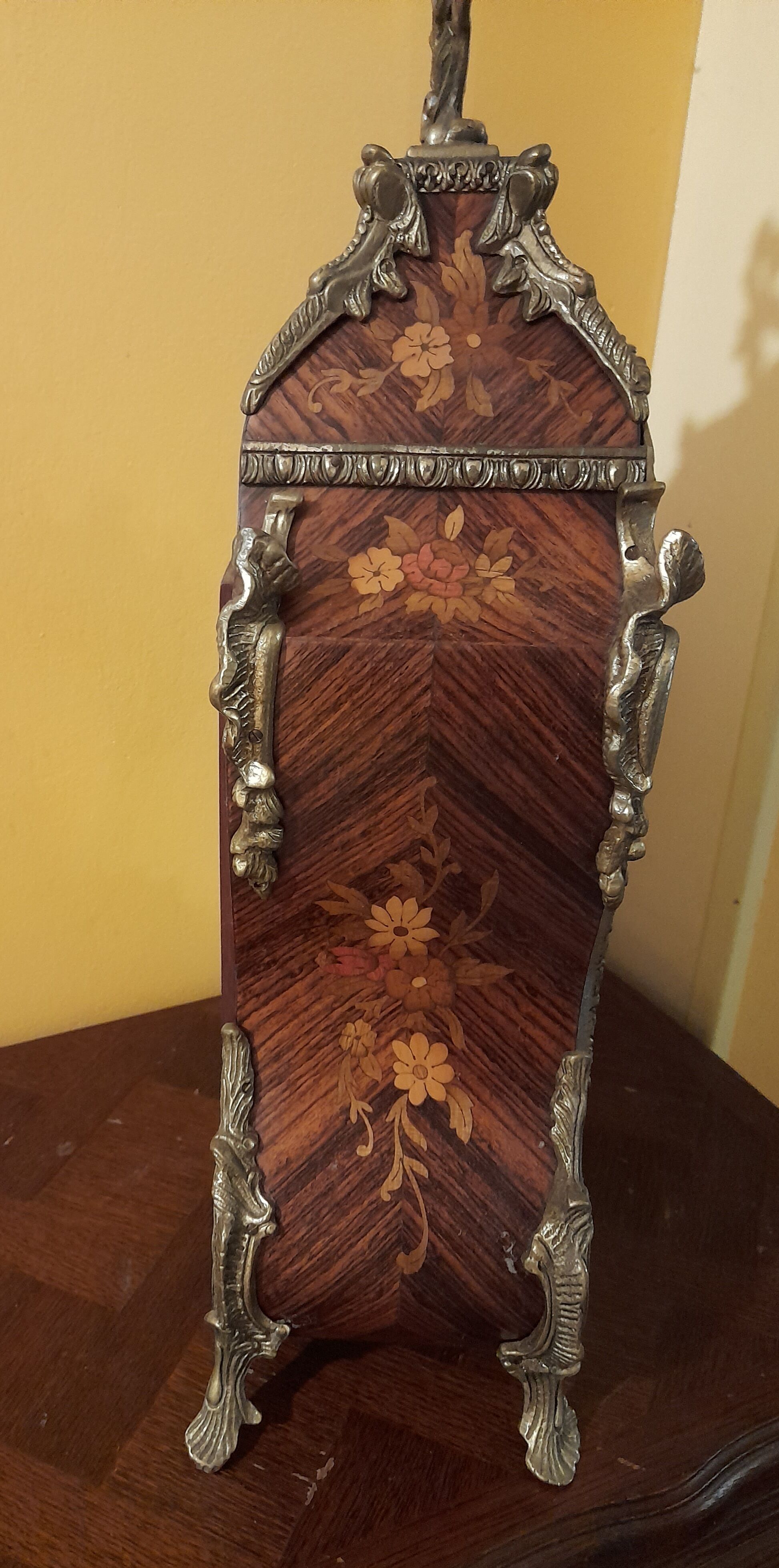 Louis XVI style cartel in Boulle marquetry