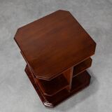 French Art Deco Side Table in Wood, circa 1920