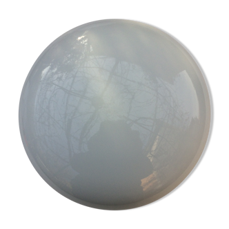 Ceiling light in a half moon