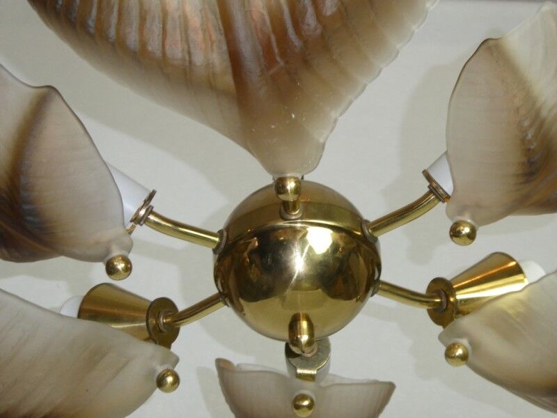 Vintage shell chandelier