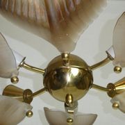 Lustre vintage de coquille
