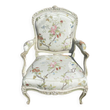 flowered bnac armchair