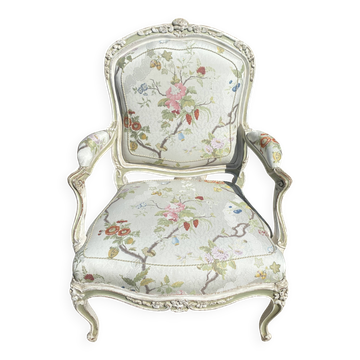 flowered bnac armchair