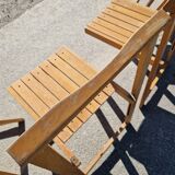 Set of 4 Vintage Folding Chairs