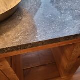 Grey marble coffee table