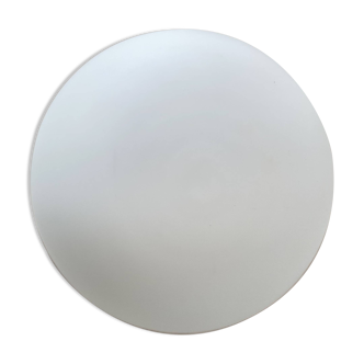 Half moon wall light ceiling light 24 cm matt white 1960 1970 LAMP-7456