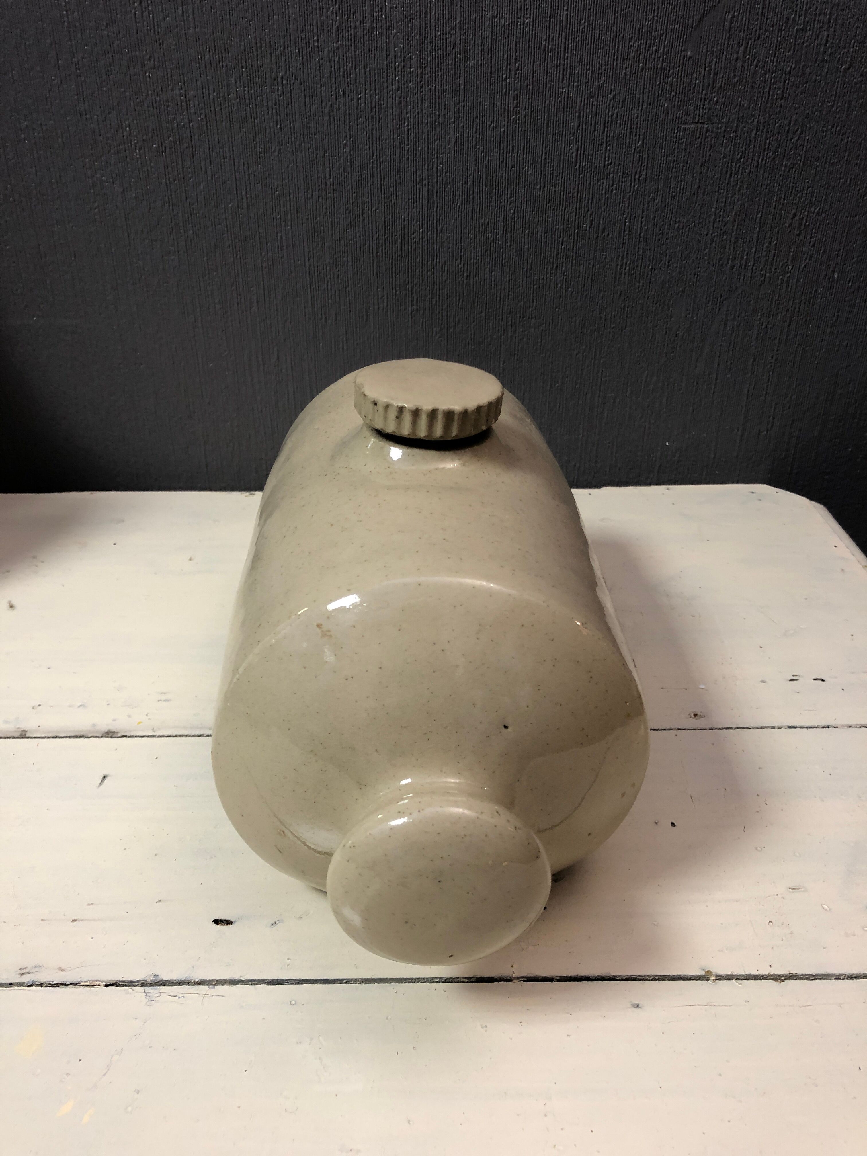 Bouillotte ancienne en grès