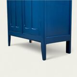 1940s Parisian blue paneled wardrobe