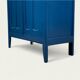 Armoire parisienne bleue panneautée 1940