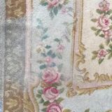 Tapis ancien français style savonnerie mécanique 197X280 cm