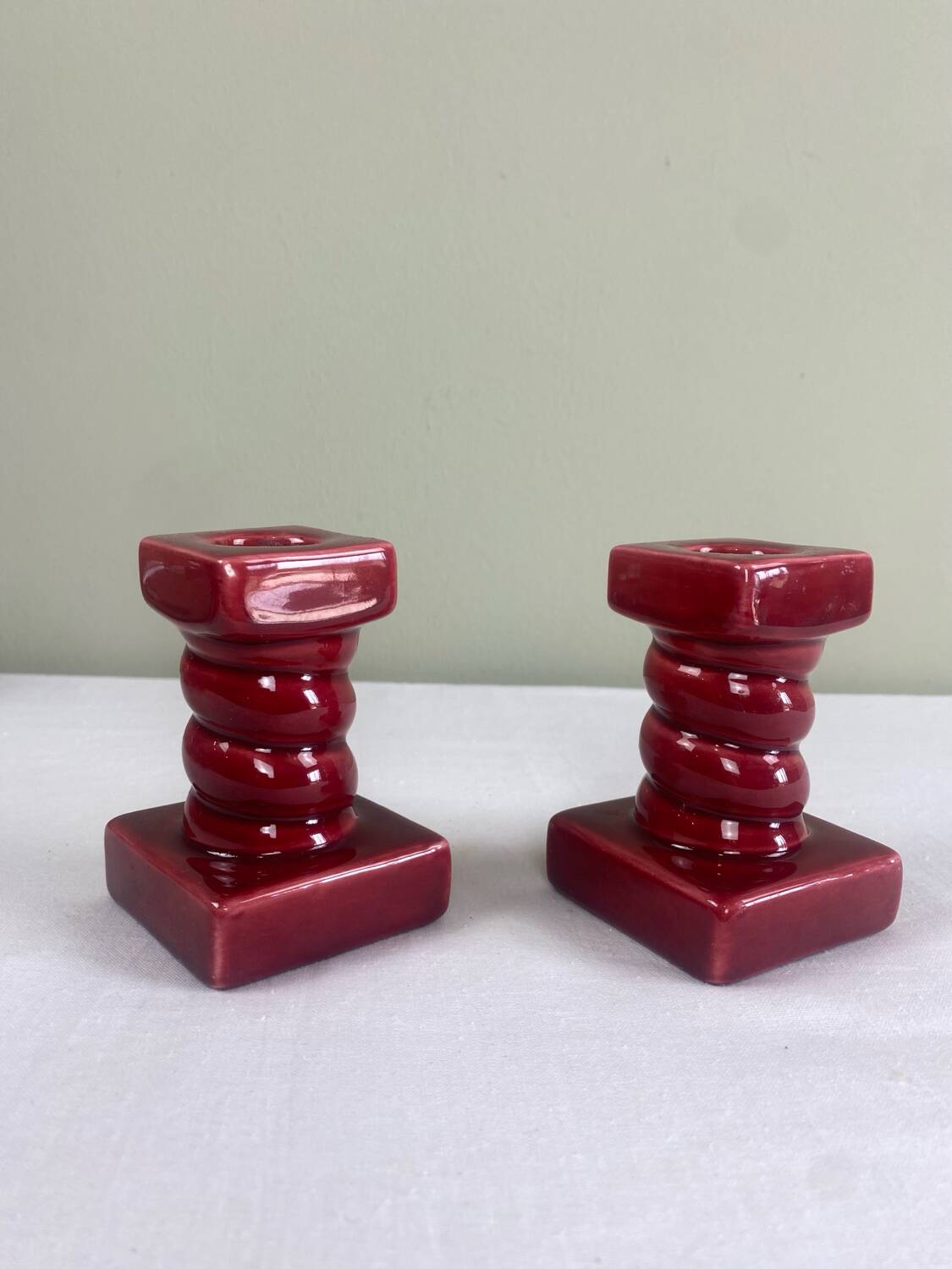 Pair of vintage candlesticks