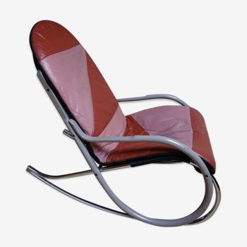 Swiss Nonna Rocking Chair by Paul Tuttle for Sträslle, 1970s