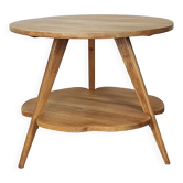 Oak tripod coffee table