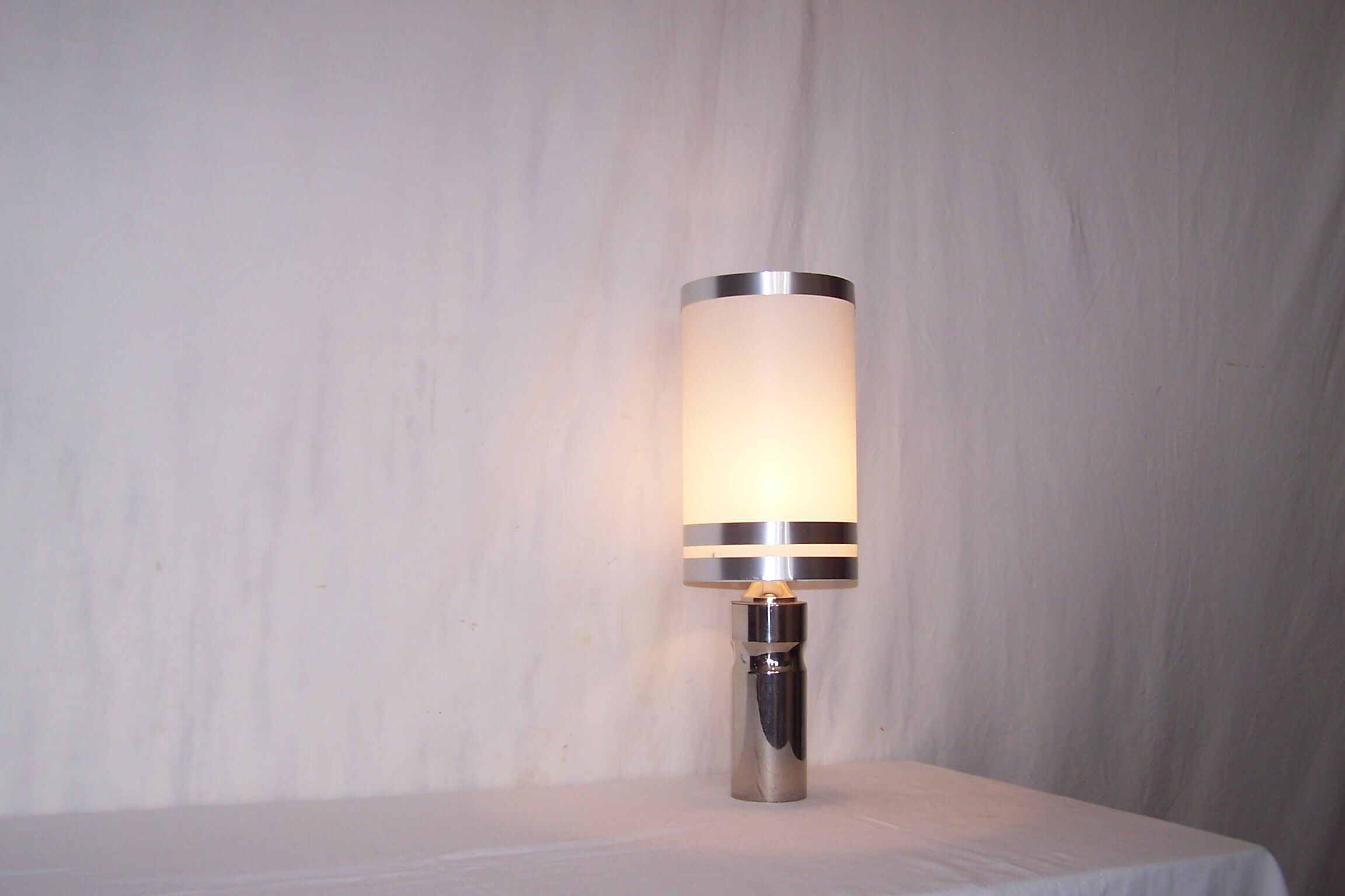 MIchel DARTOIS stainless light from the 60s - 70s
