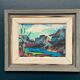 Original Swedish Oil on Panel – “Mountain Landscape” – Vintage & Framed