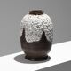 Vase en grès à décor craquelé, louis-auguste dage, 1940s