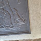 Cast iron chimney plate