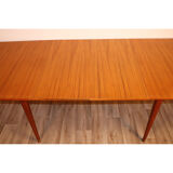 Scandinavian expandable teak dining table circa 1960