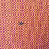 Orange fabrics and chrome armchair 70