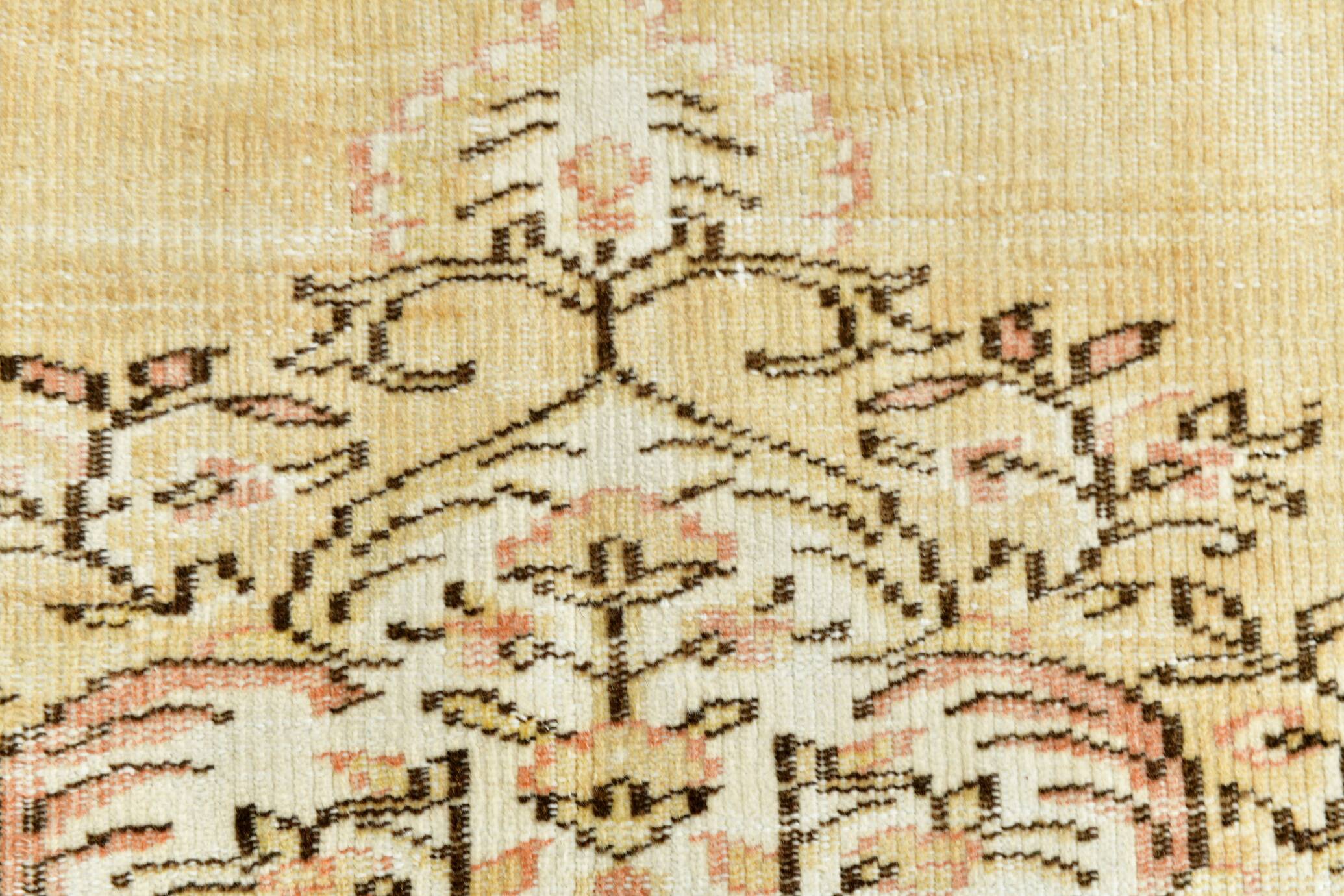 Mustard & Green Handmade Vintage Rug, 184x282Cm