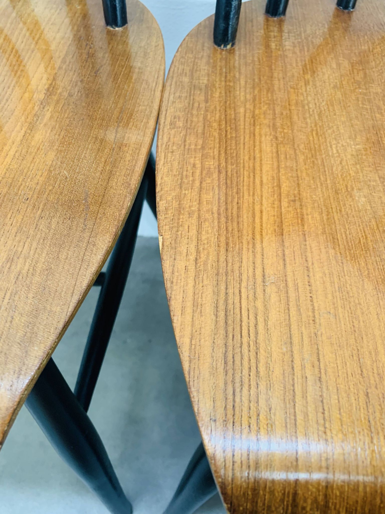 6 chaises Fanett par Ilmari Tapiovaara, scandinave, années 60