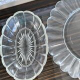 Presentation dish shape flower duralex vintage and ramekin