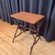 English bamboo side table, 1920s