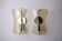 Pair of black sconces, murano glass, Italy, 1960