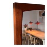 Aksel Kjersgaard model 103 mirror - Kai Kristiansen - Danish teak mirror