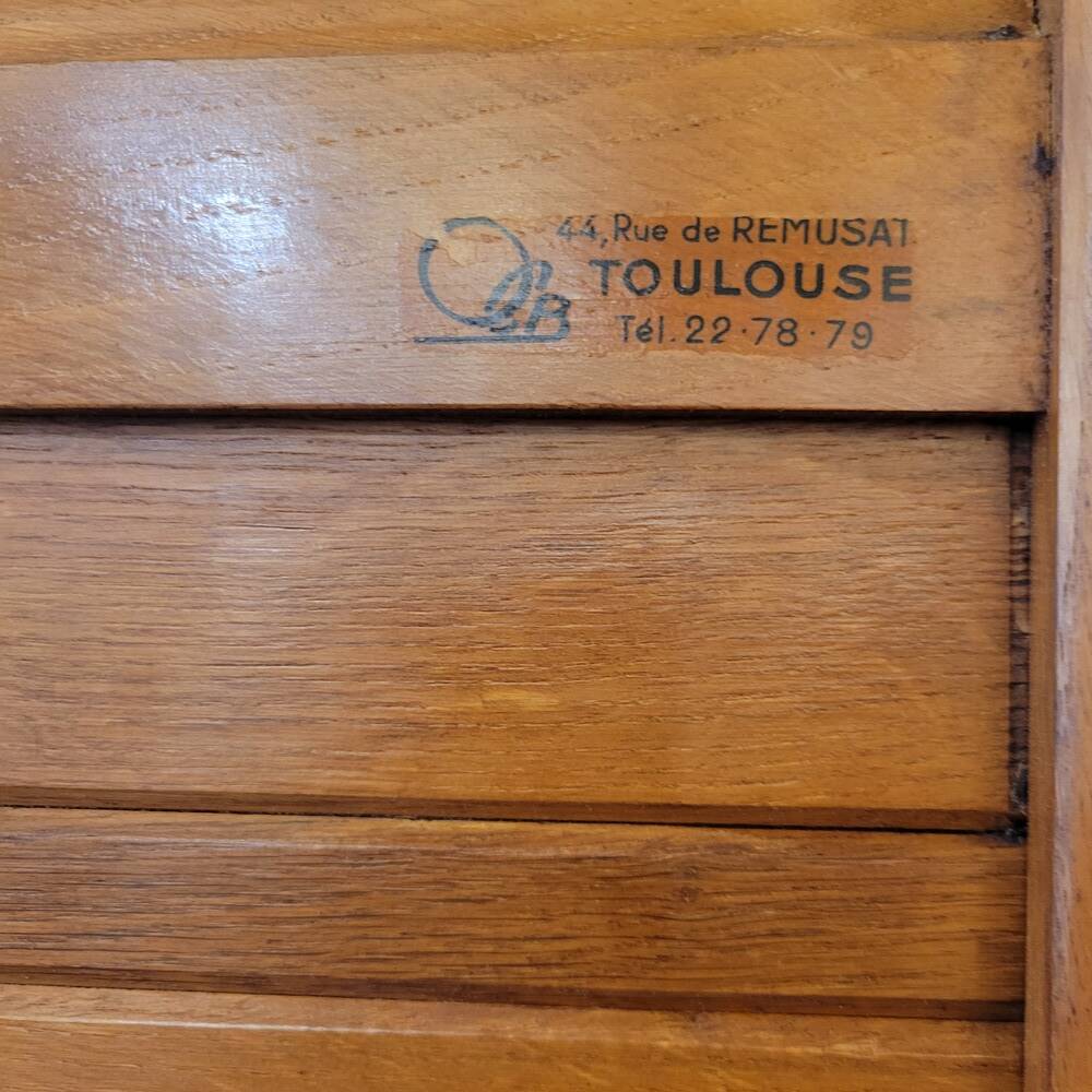 Triple Curtain Filing Cabinet