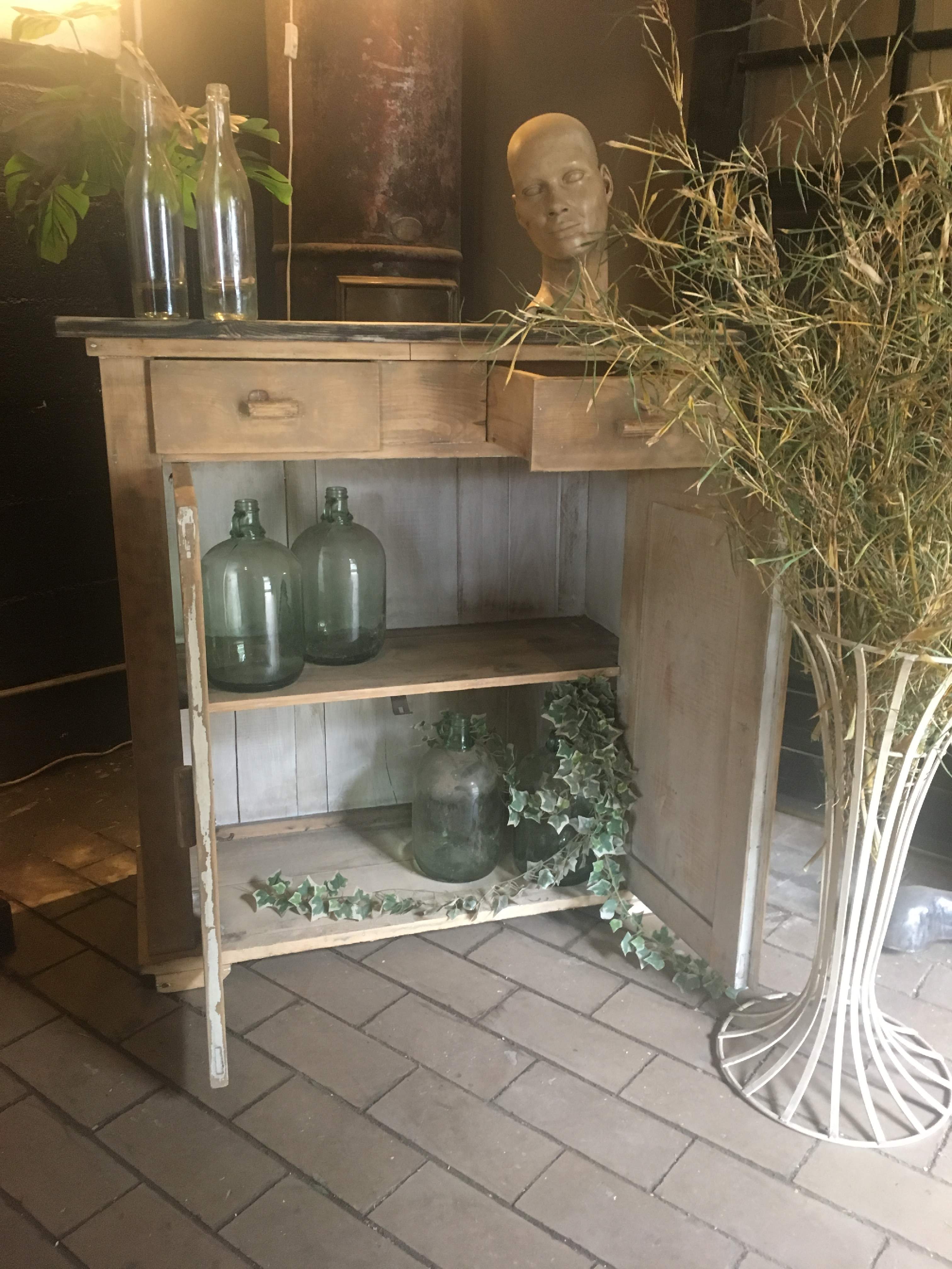 Buffet wood patinated 1940