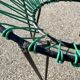 Pair of garden chairs Acapulco 1950 vintage scoubidou metal heaters