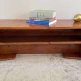 Geometric Wall Shelf Solid Oak Vintage