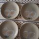 4 vintage Longchamp dinner plates