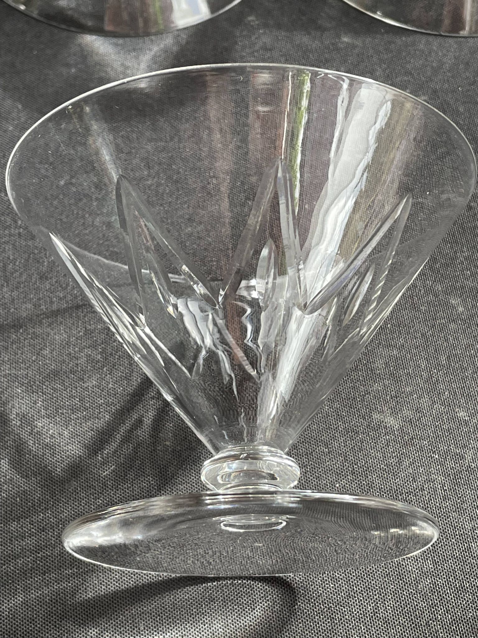 6 Champagne glasses – Saint Louis Bossuet service size 10406