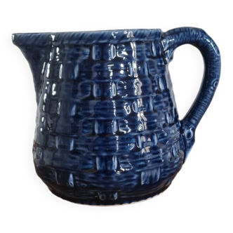 Sarreguemines earthenware pitcher