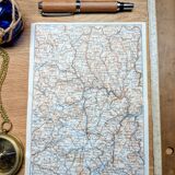 Printed in 1910, Luxembourg and its surroundings.