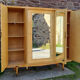 Wardrobe wardrobe and vintage shelves 50s, mirrors
