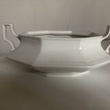 Neo Classic Greek Revival Octagonal Beaded English Earthenware Centerpiece