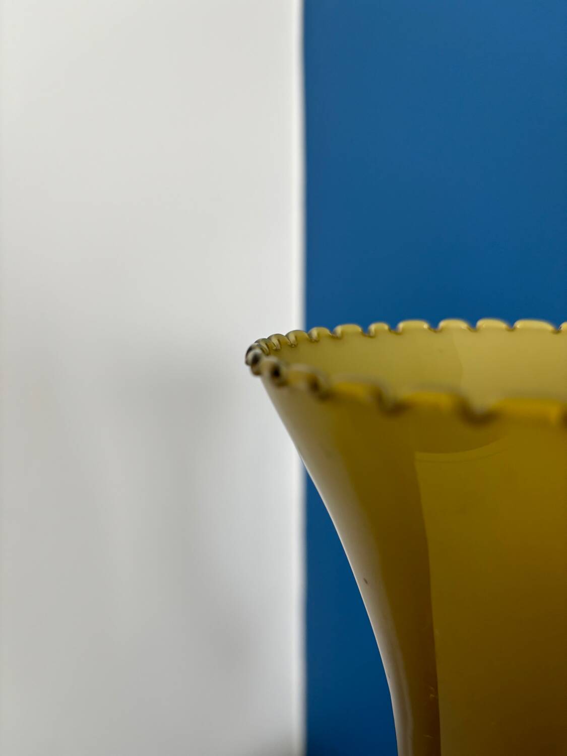 Grande opaline col tulipe kaki