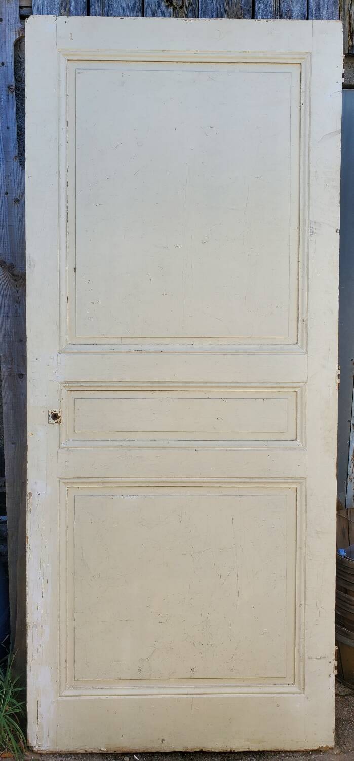 Old interior fir door