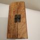 Super small wooden jewelry chest carved floral